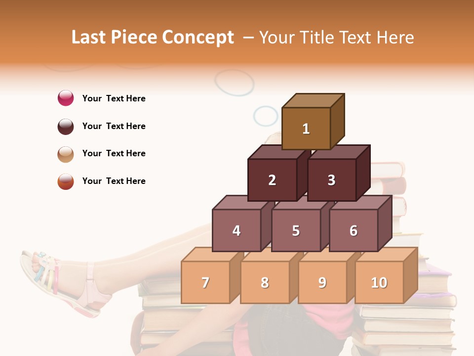 Kid Knowledge Face PowerPoint Template