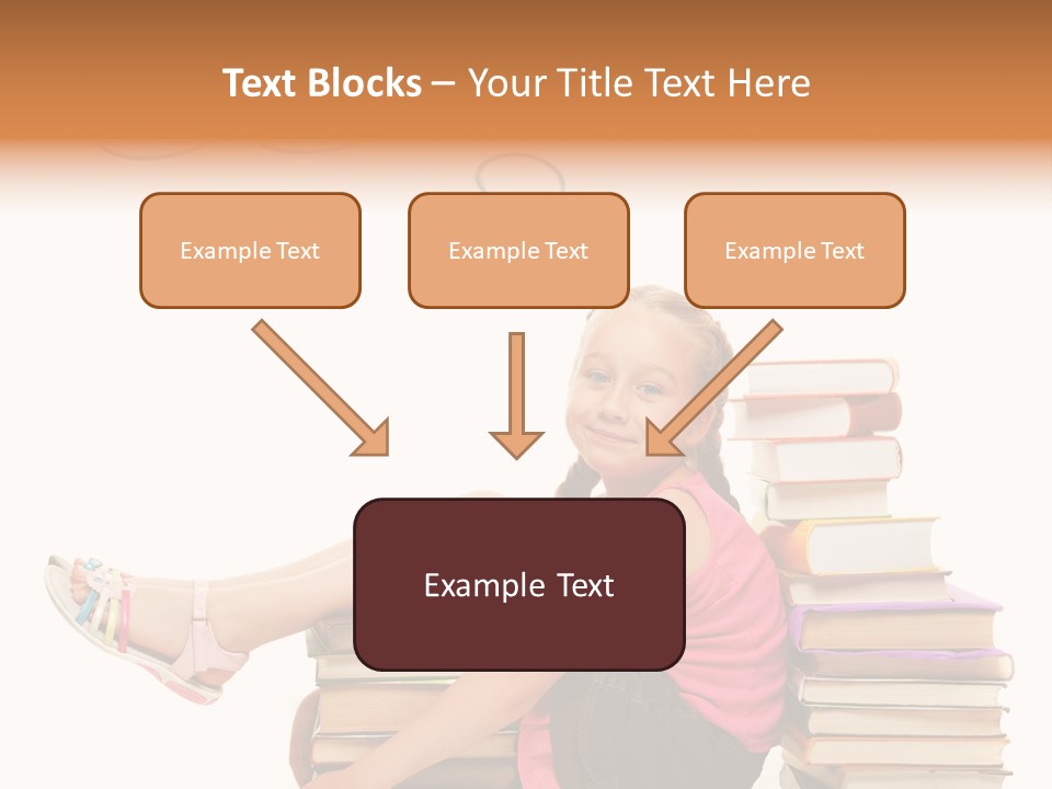 Kid Knowledge Face PowerPoint Template