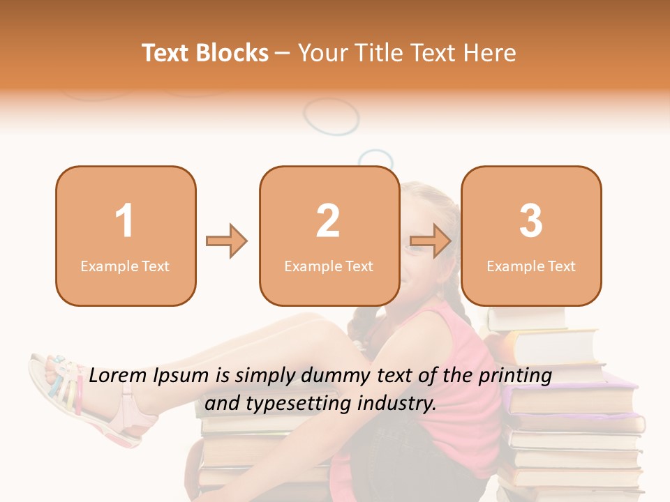 Kid Knowledge Face PowerPoint Template