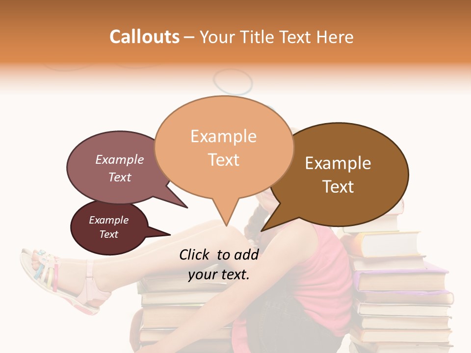 Kid Knowledge Face PowerPoint Template