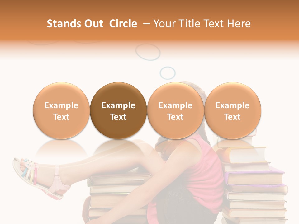 Kid Knowledge Face PowerPoint Template