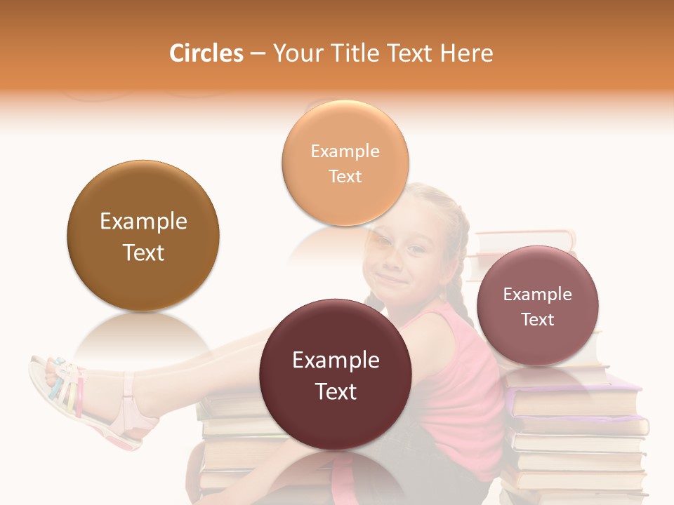 Kid Knowledge Face PowerPoint Template