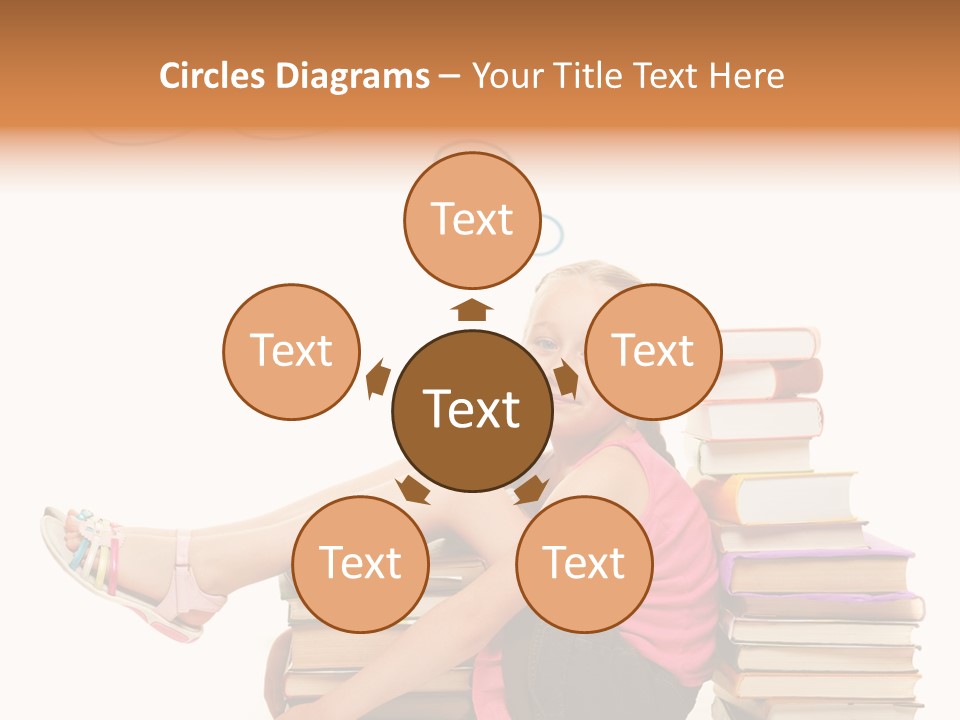 Kid Knowledge Face PowerPoint Template