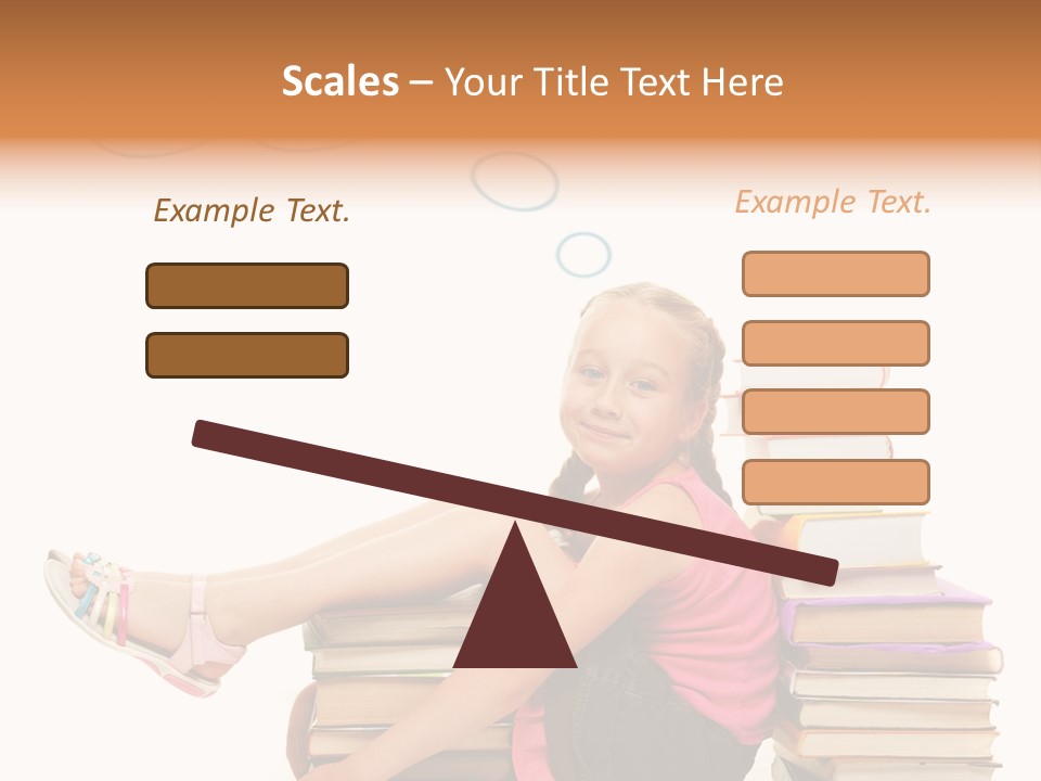 Kid Knowledge Face PowerPoint Template