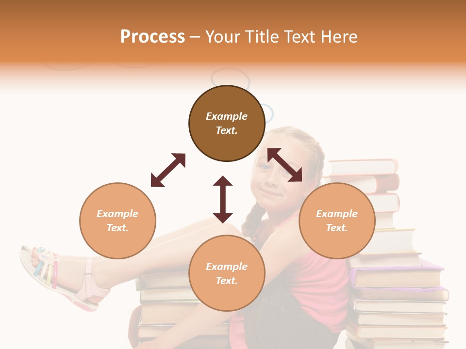 Kid Knowledge Face PowerPoint Template