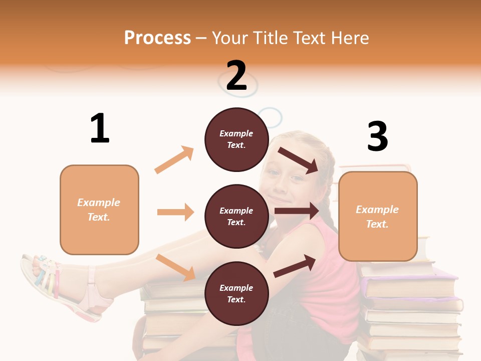 Kid Knowledge Face PowerPoint Template