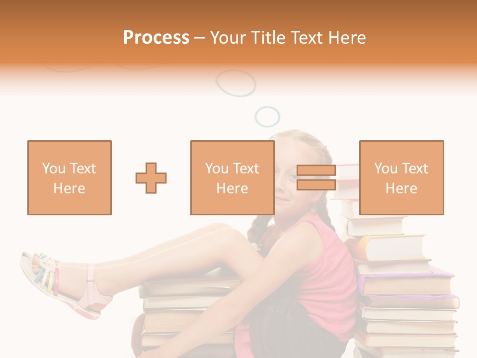 Kid Knowledge Face PowerPoint Template