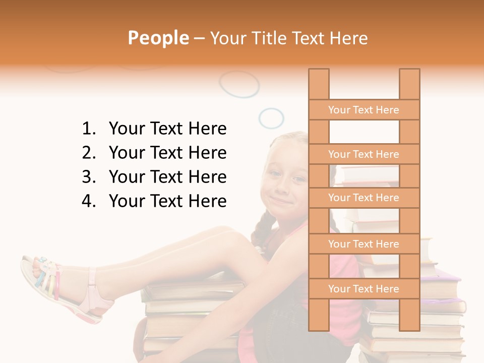 Kid Knowledge Face PowerPoint Template