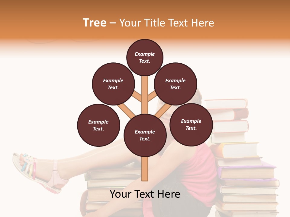 Kid Knowledge Face PowerPoint Template