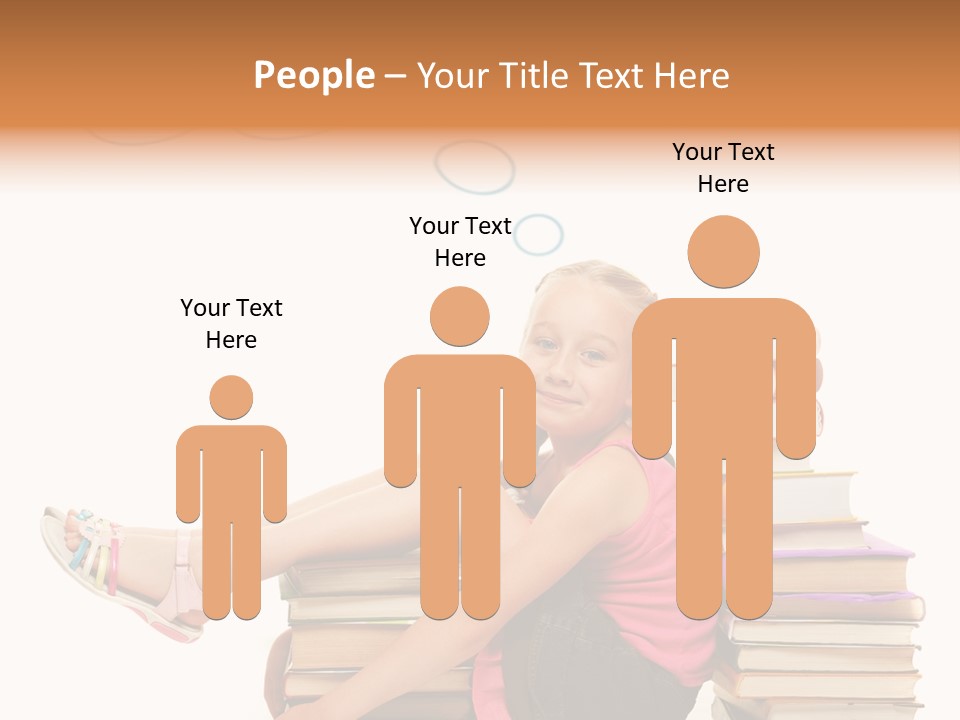 Kid Knowledge Face PowerPoint Template