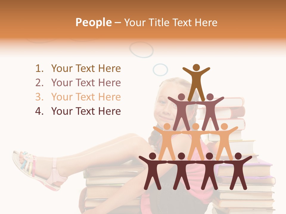 Kid Knowledge Face PowerPoint Template