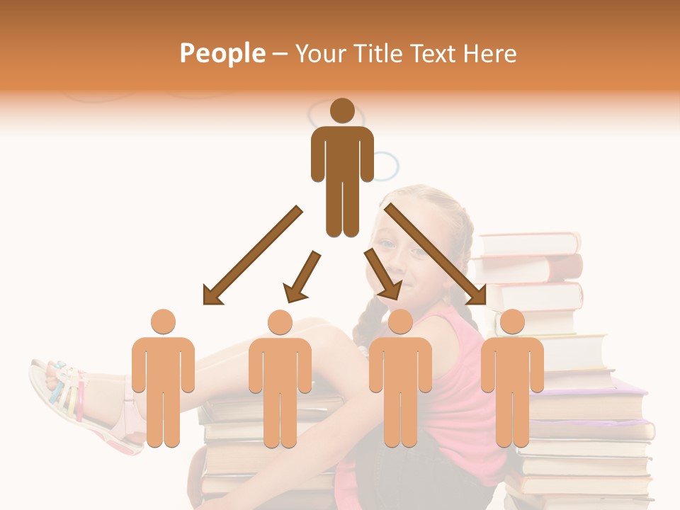 Kid Knowledge Face PowerPoint Template