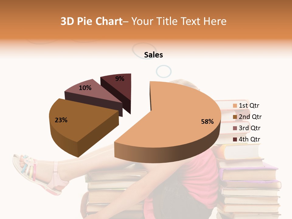 Kid Knowledge Face PowerPoint Template