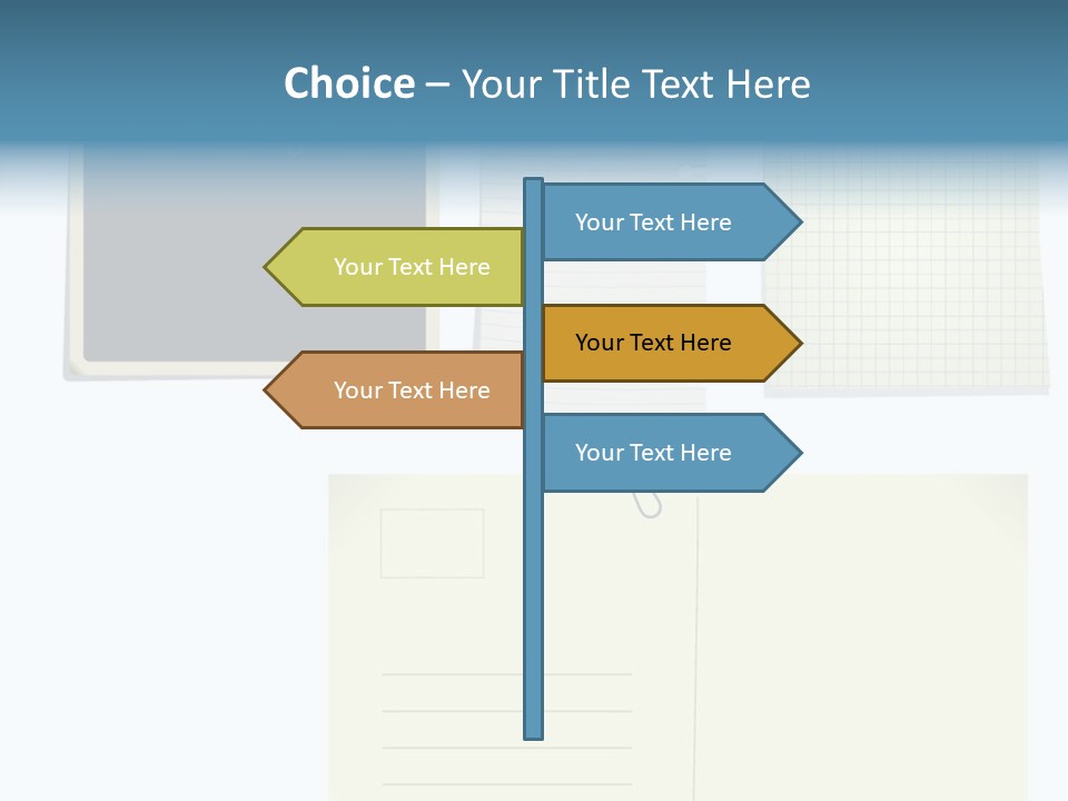 Object Sticky Memories PowerPoint Template