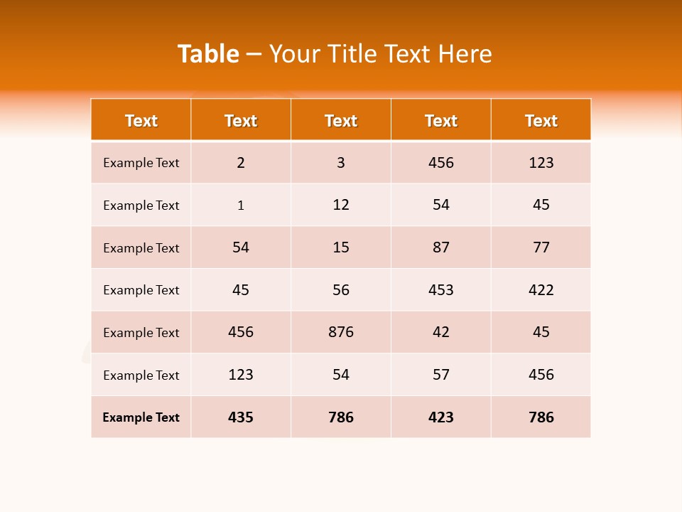 An Orange With A Green Leaf On Top Of It PowerPoint Template