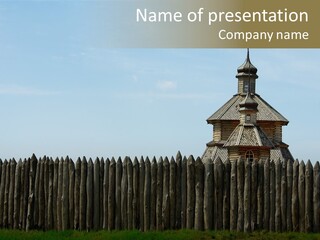 Historic Horizontal Orthodox PowerPoint Template