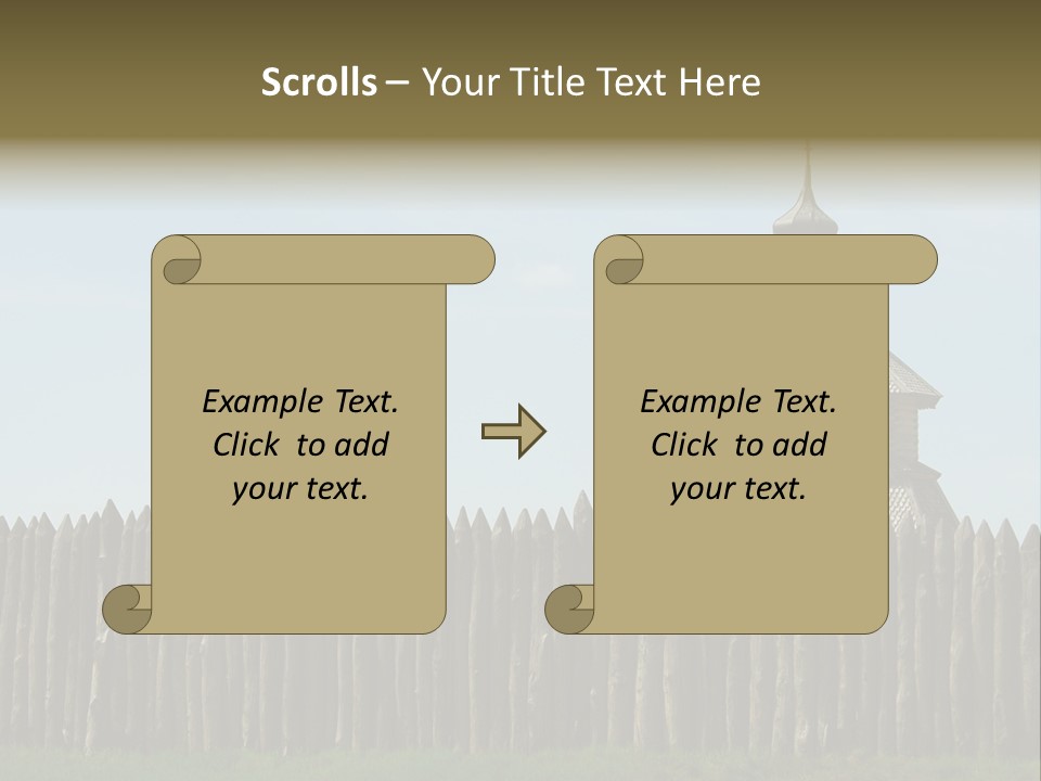 Historic Horizontal Orthodox PowerPoint Template