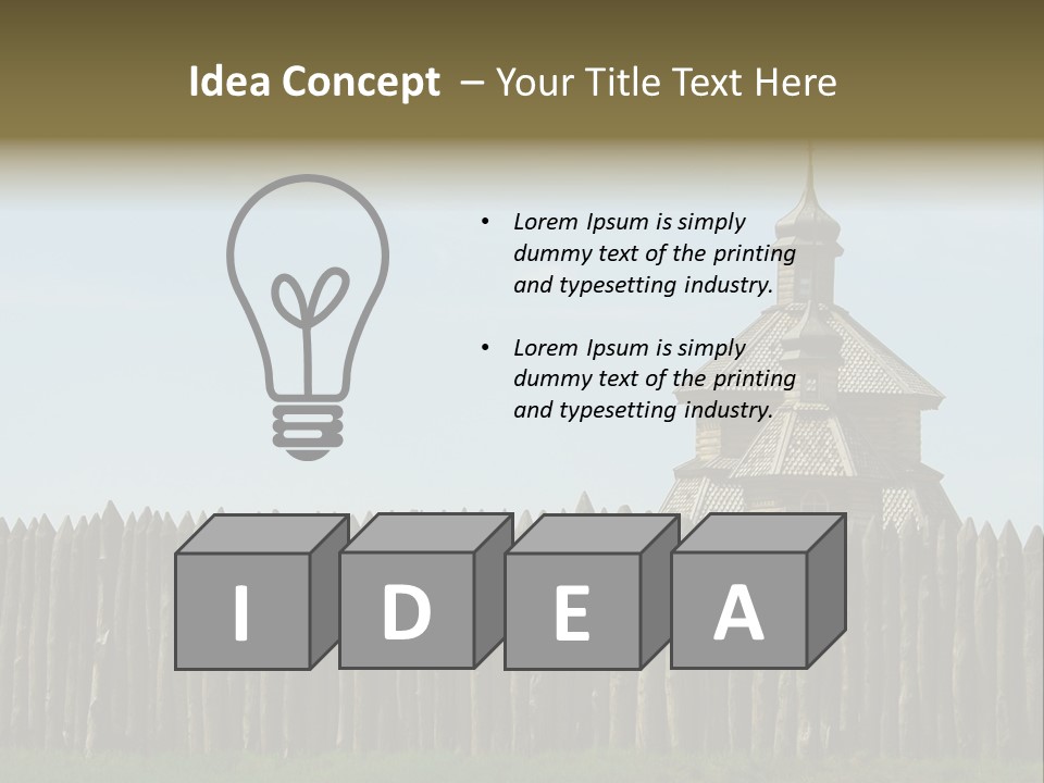 Historic Horizontal Orthodox PowerPoint Template