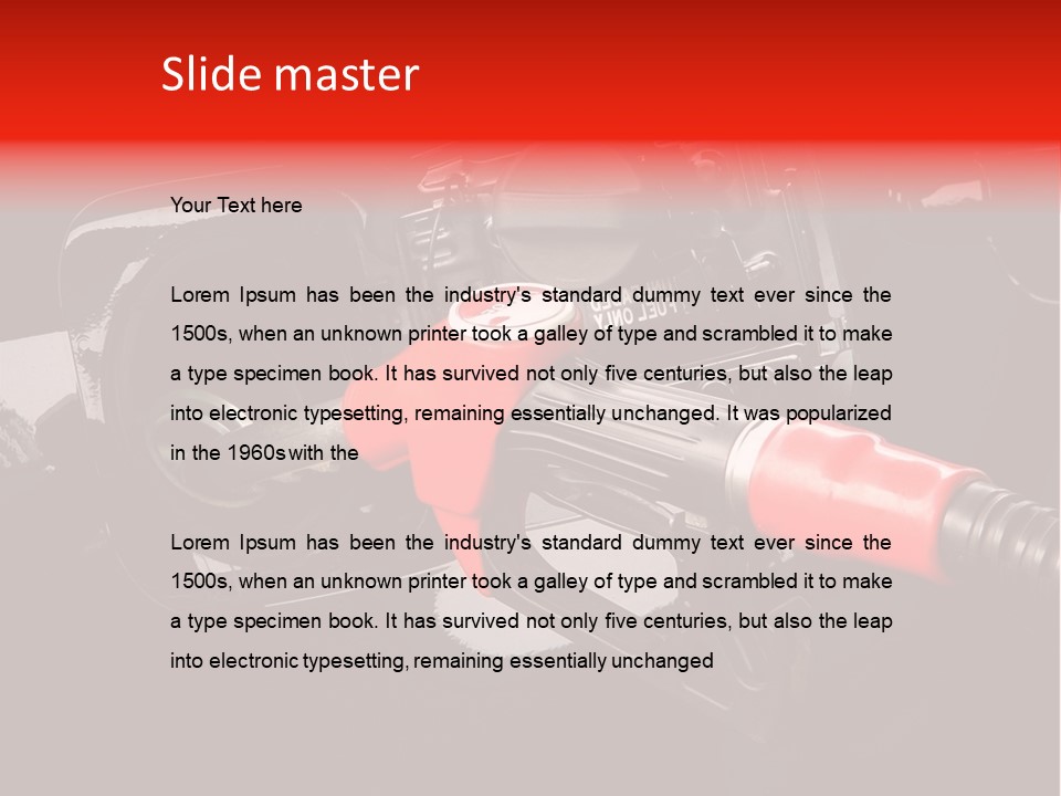 Luxury Compact Oil PowerPoint Template