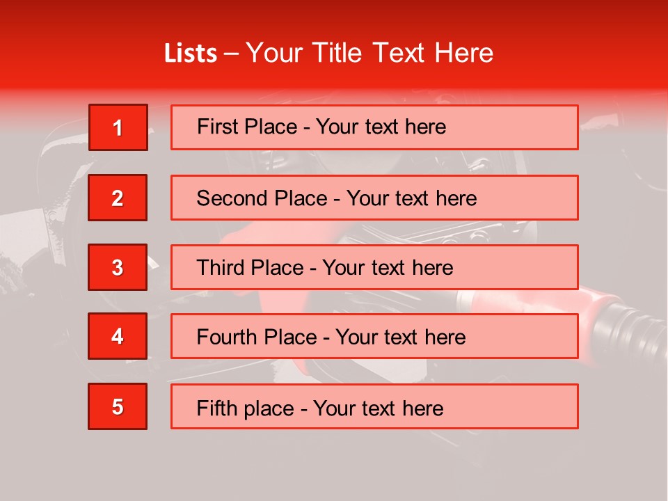 Luxury Compact Oil PowerPoint Template