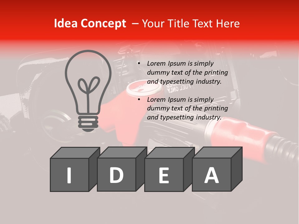 Luxury Compact Oil PowerPoint Template