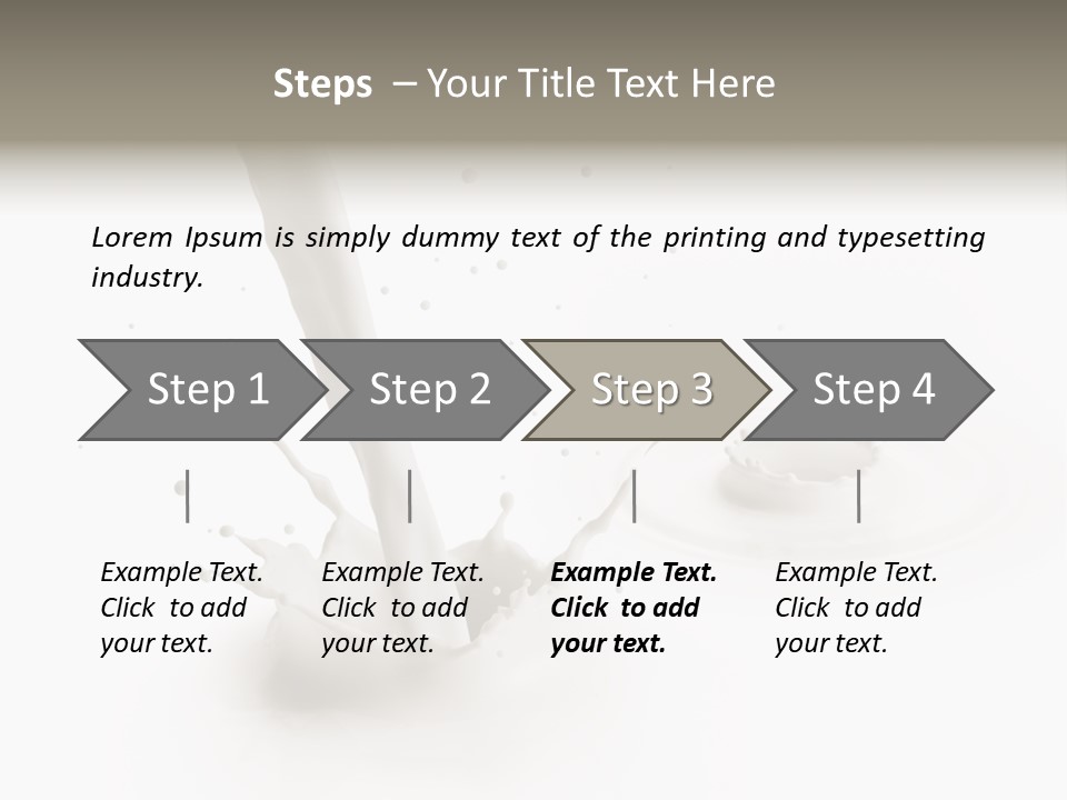 Lifestyle Liquid Fresh PowerPoint Template