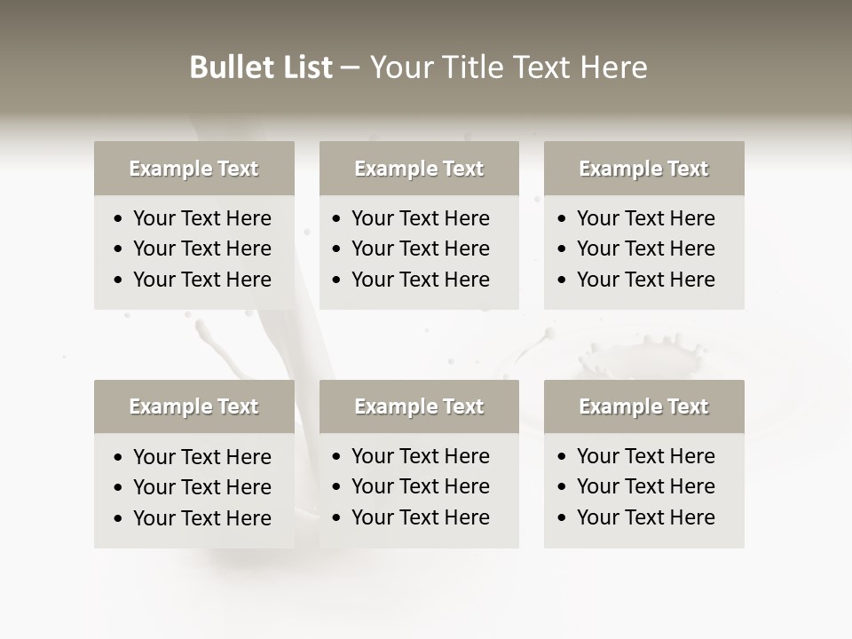 Lifestyle Liquid Fresh PowerPoint Template