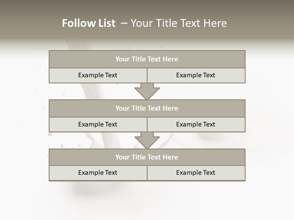 Lifestyle Liquid Fresh PowerPoint Template