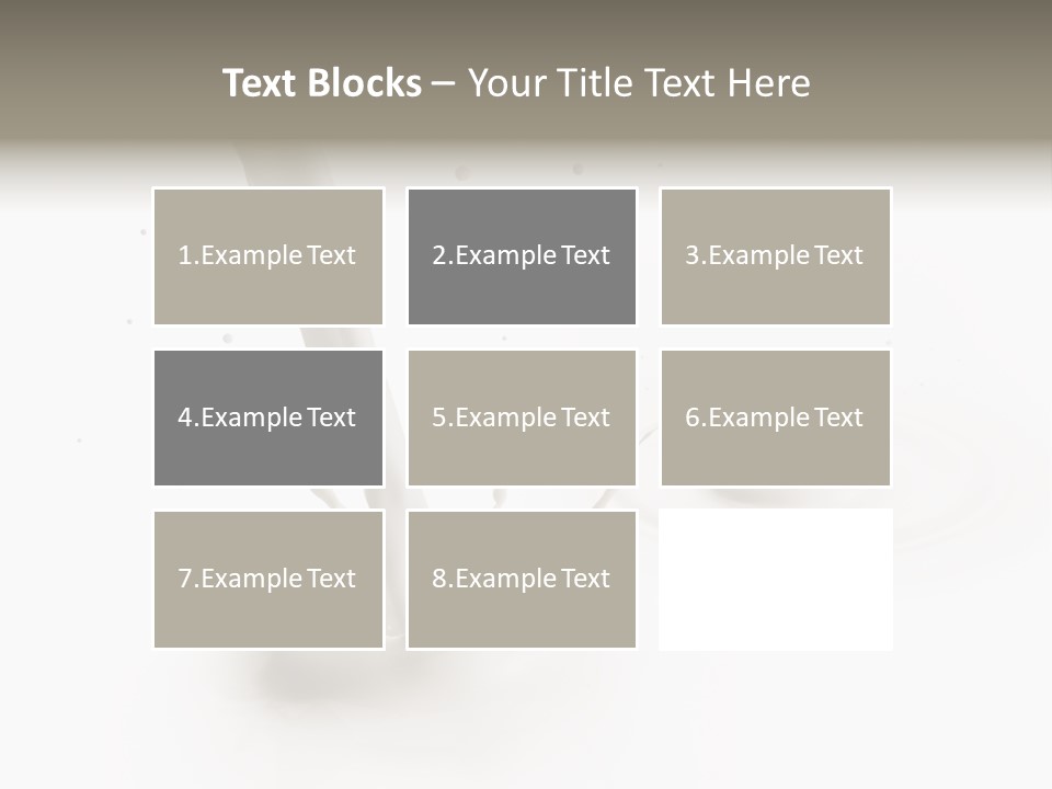 Lifestyle Liquid Fresh PowerPoint Template