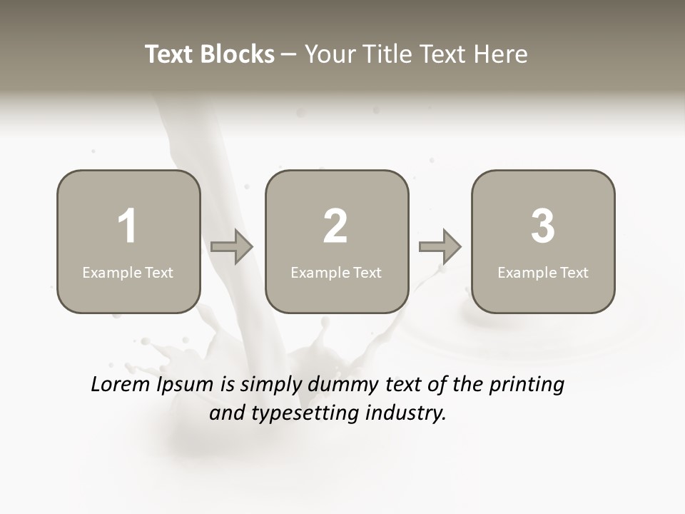 Lifestyle Liquid Fresh PowerPoint Template