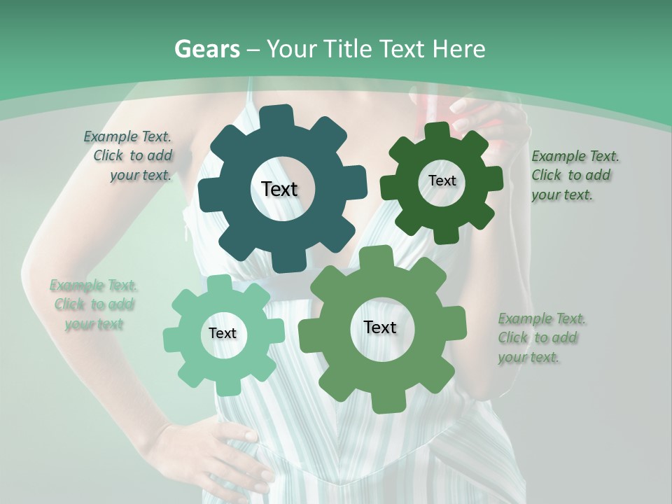 Metaphor Courage Work PowerPoint Template