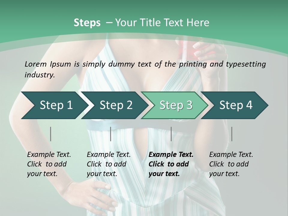 Metaphor Courage Work PowerPoint Template