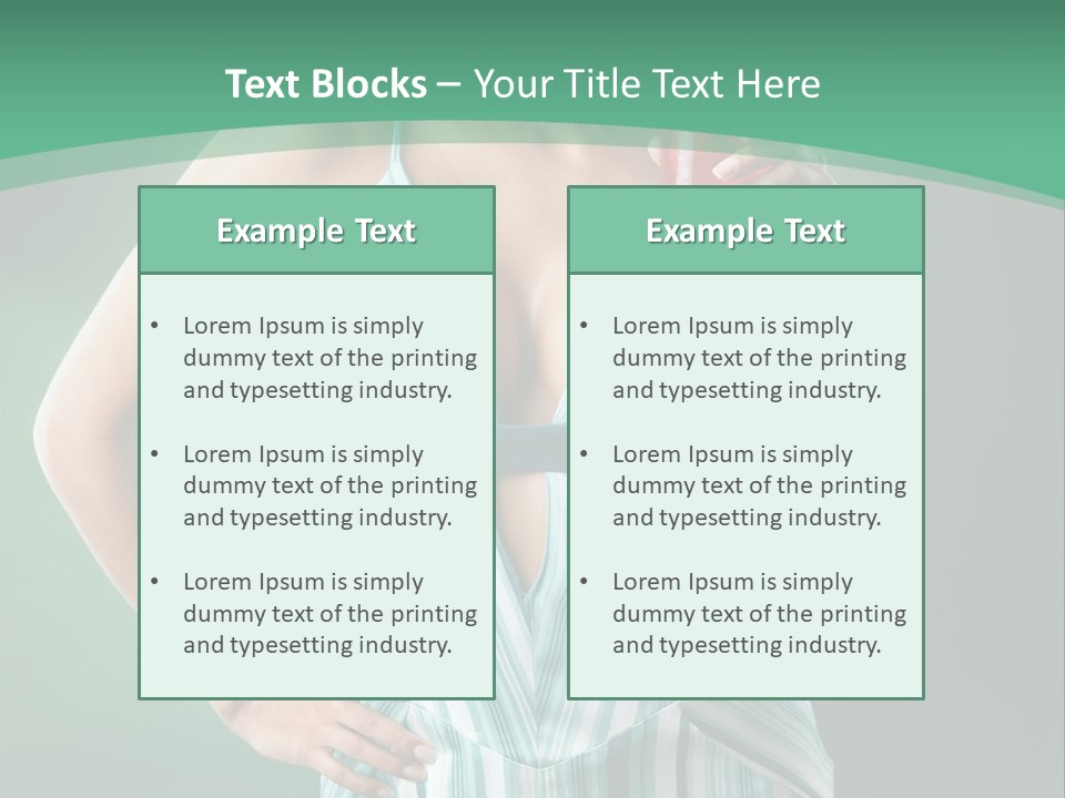 Metaphor Courage Work PowerPoint Template