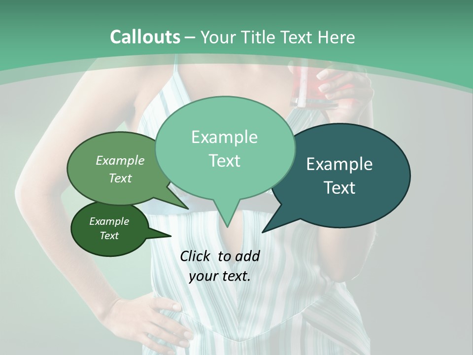 Metaphor Courage Work PowerPoint Template