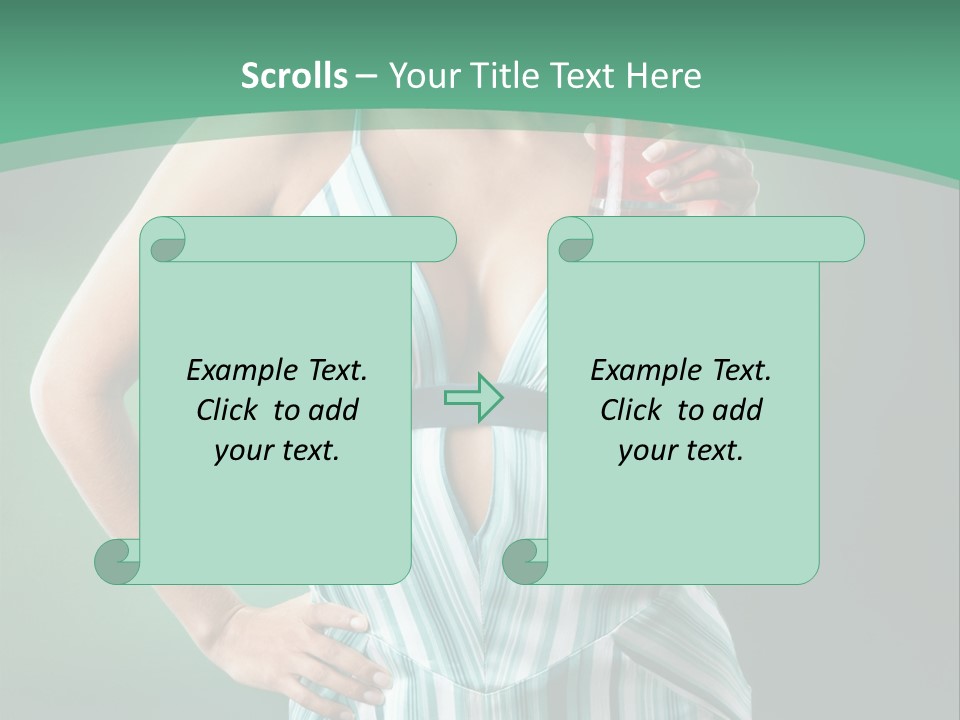 Metaphor Courage Work PowerPoint Template