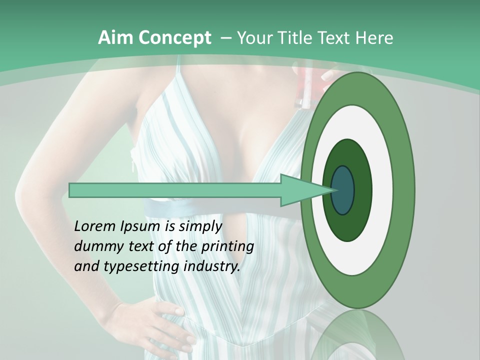 Metaphor Courage Work PowerPoint Template