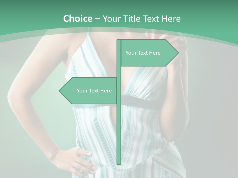 Metaphor Courage Work PowerPoint Template