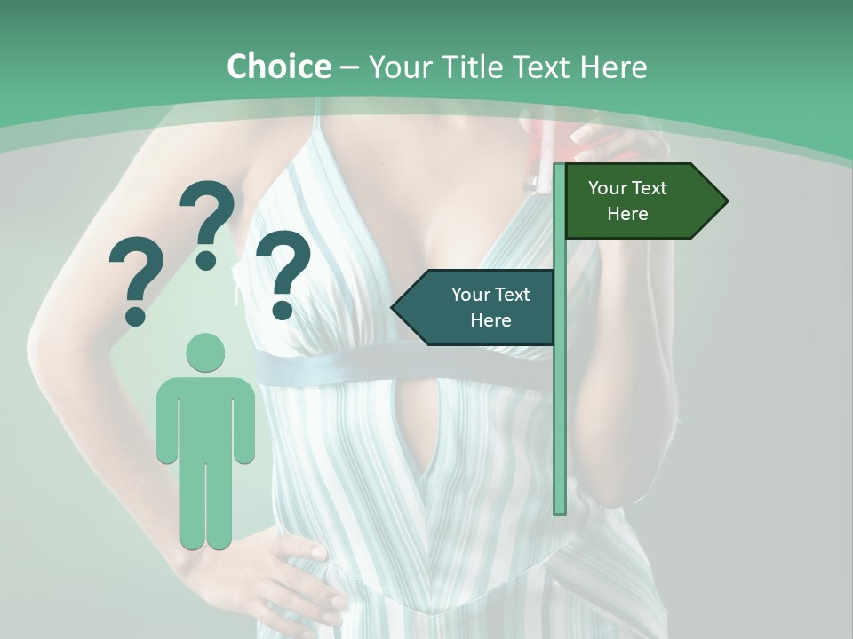 Metaphor Courage Work PowerPoint Template