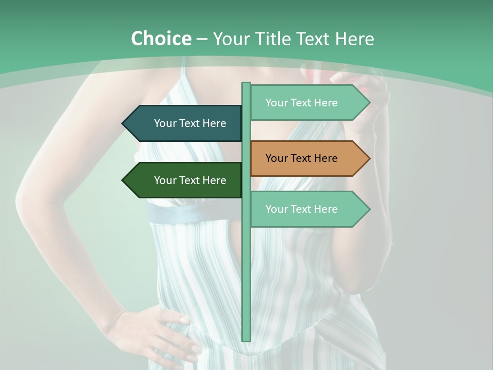 Metaphor Courage Work PowerPoint Template