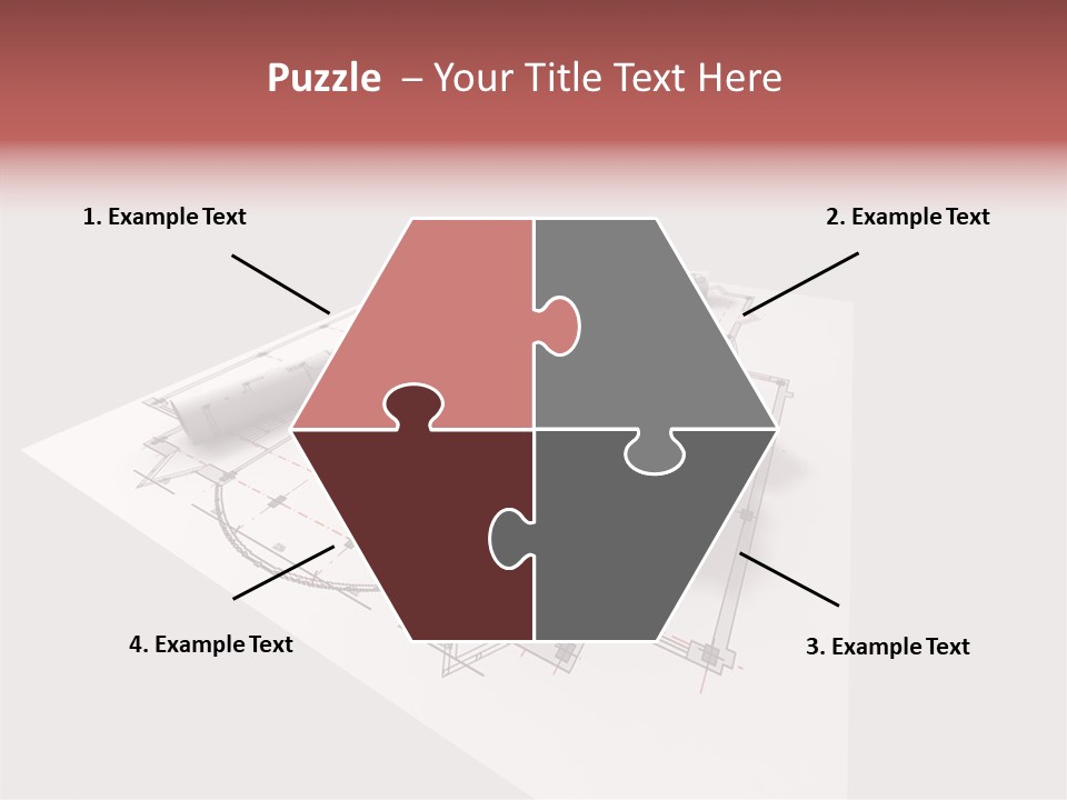 Home Frame Exterior PowerPoint Template