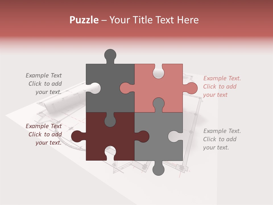 Home Frame Exterior PowerPoint Template