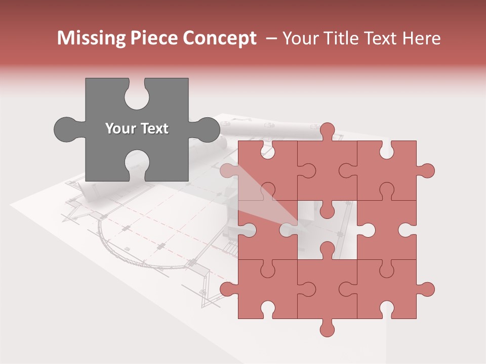 Home Frame Exterior PowerPoint Template