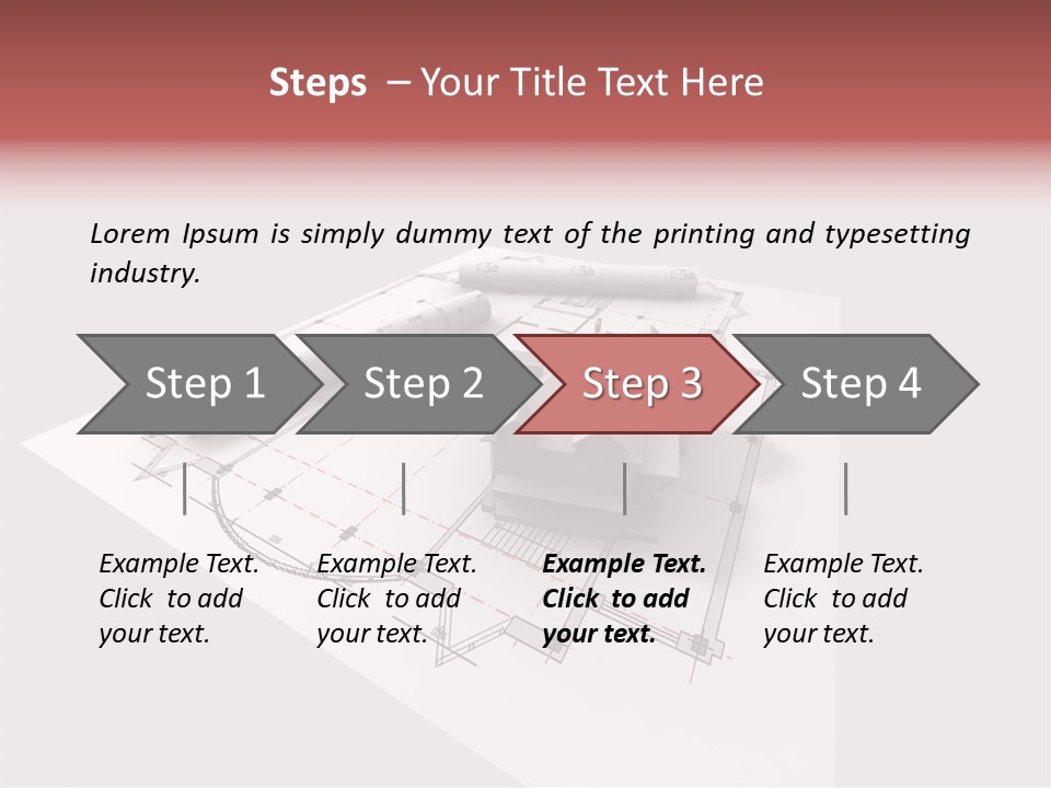Home Frame Exterior PowerPoint Template