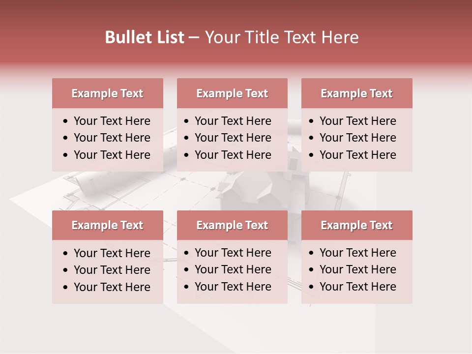 Home Frame Exterior PowerPoint Template