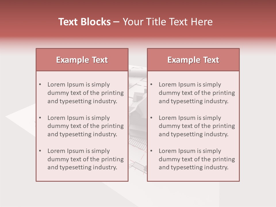 Home Frame Exterior PowerPoint Template
