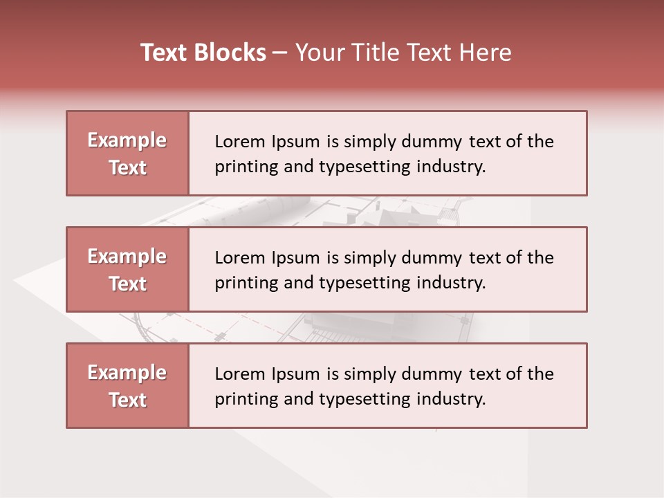 Home Frame Exterior PowerPoint Template