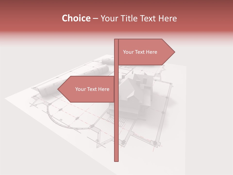 Home Frame Exterior PowerPoint Template