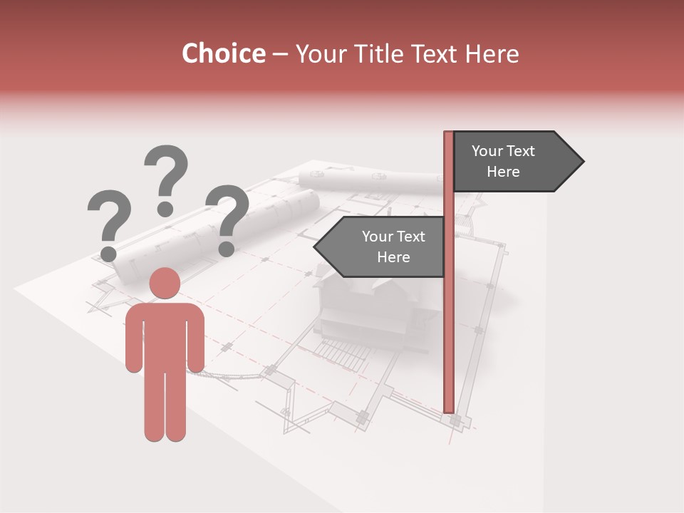Home Frame Exterior PowerPoint Template