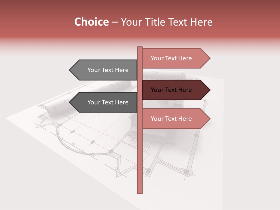 Home Frame Exterior PowerPoint Template