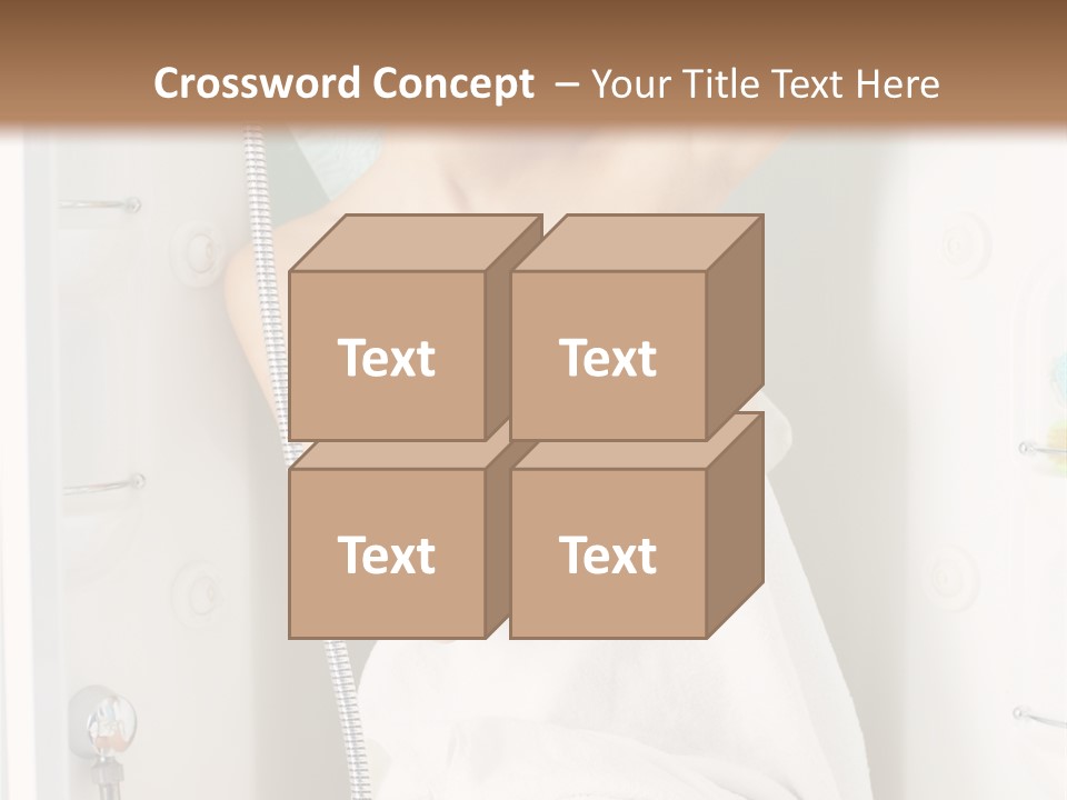 Beautiful Cubicle Positive PowerPoint Template
